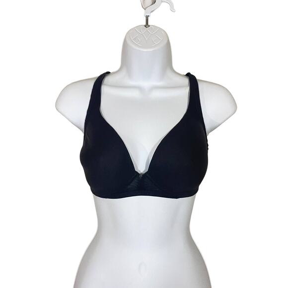 Natori Black Multiway Bra Adjustable Straps Wired Molded Cups Sz 32DD - Picture 1 of 9